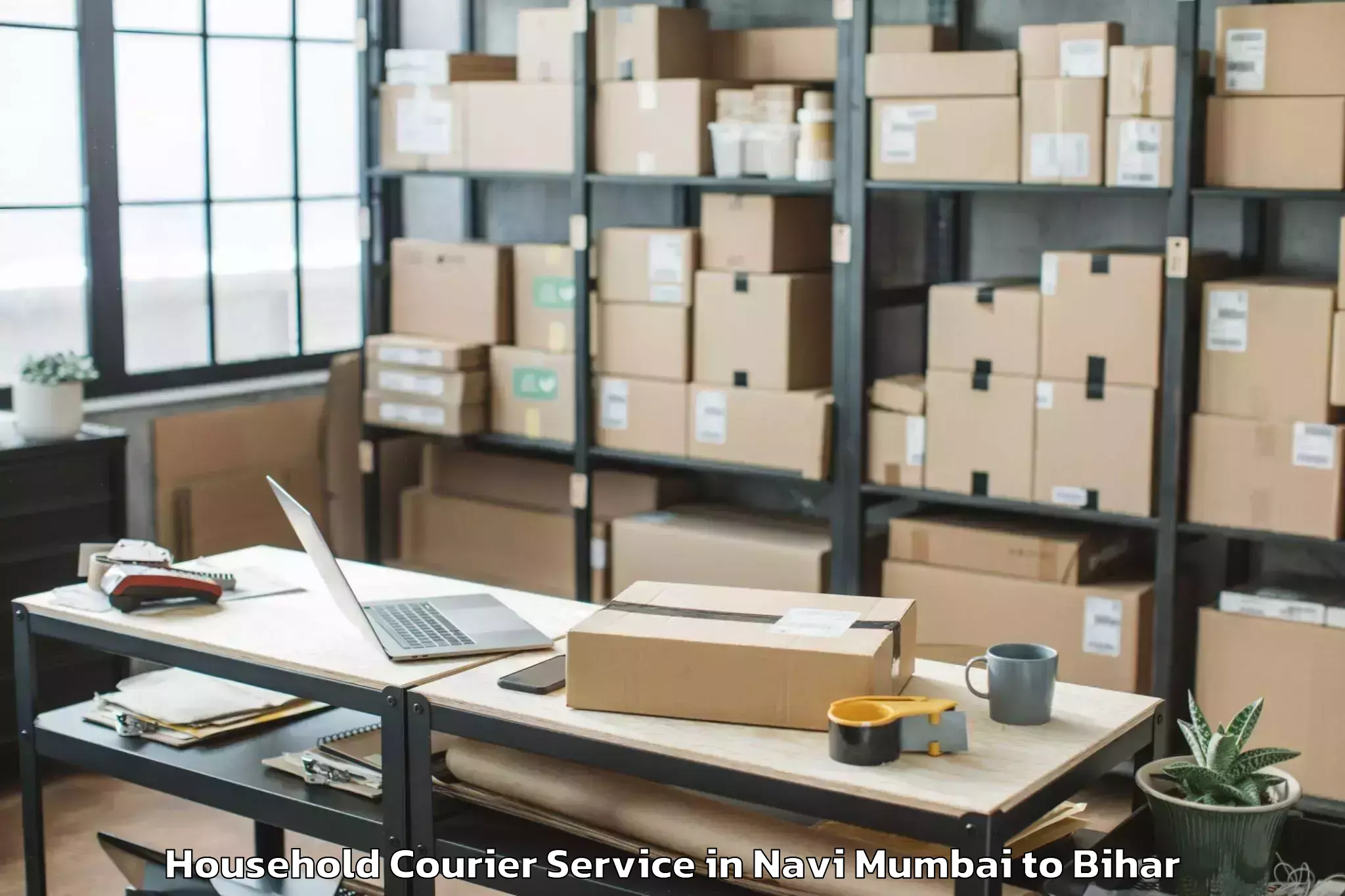 Navi Mumbai to Dighwara Household Courier